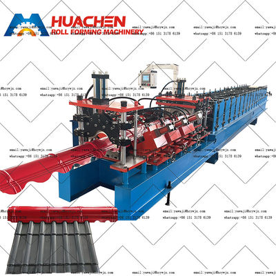 400mm 45# Steel Ridge Cap Roll Forming Machine Roof Tile Roll Forming Machine