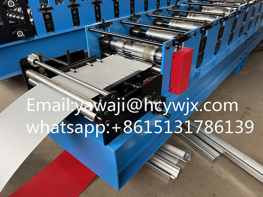 Galvanized Ridge Roofing Gutter Roof Panel Roll Forming Machine 410mm Width