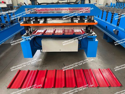 اتیوپی 600 PLC سیستم کنترل سقف ورق ساخت ماشین آهن رولینگ ماشین