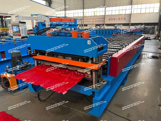 دستگاه فرم‌دهی رول پانل سقف کاشی فلزی