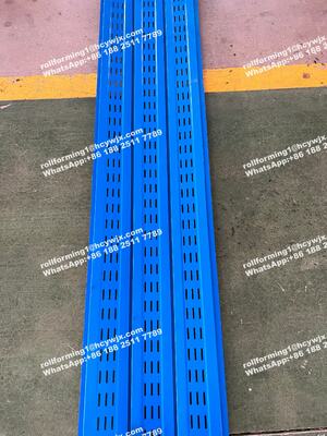 دستگاه رول فرمینگ پانل دیواری رنگی اسپندرال با کنترل PLC، ضخامت 0.3-0.6 میلی‌متر و 15 ردیف غلتک