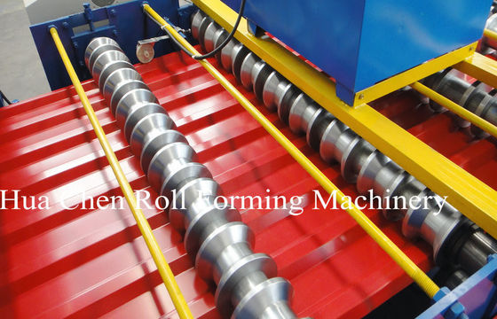 خودکار پانل دیواری فلزی ورق سقف کاشی Roll Forming Machine 20m / min 380V 50Hz