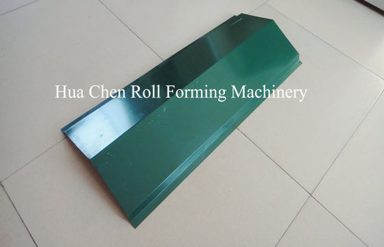 Galvanized Metal Roof Ridge Cap Roll Forming Machine with 2 Years Warranty