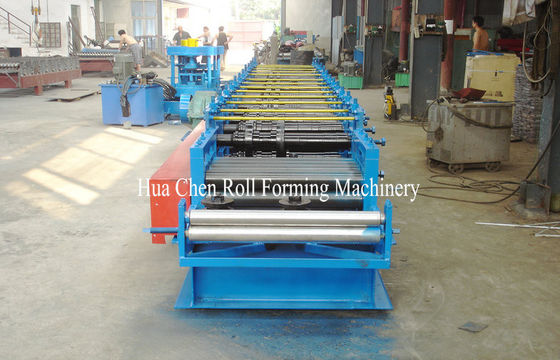 High Speed Automatic C Purlin Roll Forming Machine , 13 Row Purlin Making Machine
