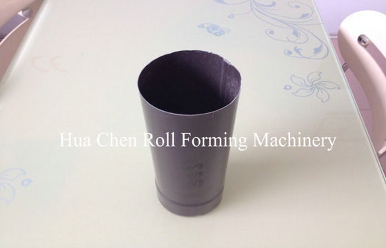 Rainspout ورق فلزی تشکیل ماشین تشکیل ISO / CE برای خم لوله