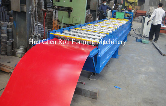 Garage Door Steel Cold Roll Forming Machine , Sheet Metal Forming Equipment