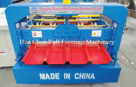 Hydraulic Cutting 17 Stations Roofing Roll Forming Machine High Grade 45# Steel