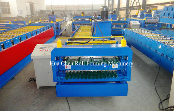 IBR و دستگاه شکل دهی رول دو لایه راه راه برای ورق فولادی با CE