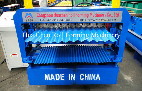 ورق سقف آهن رول دوطرفه Roll Forming Machine برای بازار ترکیه
