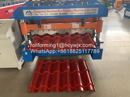 دستگاه تشکیل رول کاشی لعاب عتیقه 2m / min PLC