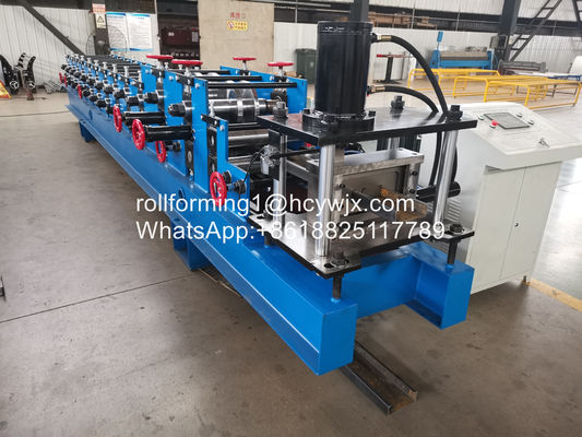 C Purlin Roll Forming Machine با سیستم کنترل فرکانس PLC فیلیپین