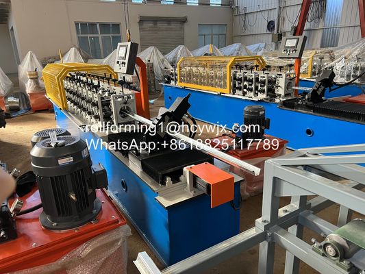 Strip Purlin 1.2 Mm Roll Forming Machine Plc Computer Control
