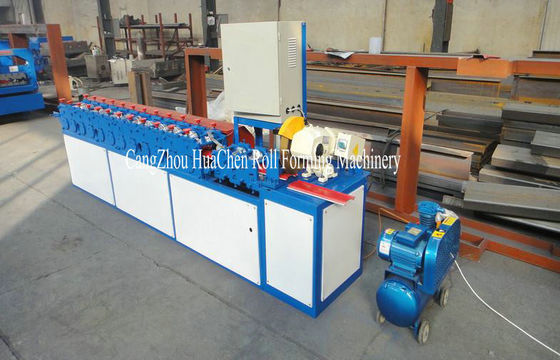 3m Length Portable Shutter Door Roll Forming Machine With Fly Saw Cutting System