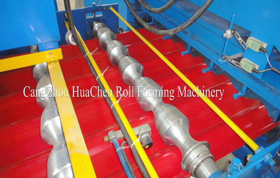 Partical Arc Roofing Rolling Glazed Tile Forming Machine For Corrugation Profile