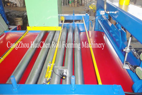 Cut-to-Length Sheet Metal Cutting Machine Color Coated 3 Rows Rollers